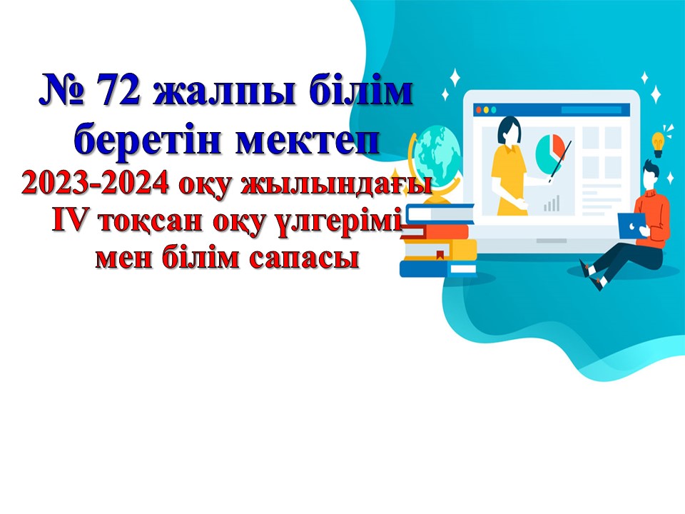 2023-2024 оқу жылындағы ІV тоқсан оқу үлгерімі мен білім сапасы