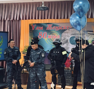 «Әкелер мектебі», «Әке көрген оқ жонар. Аталарға тағзым, Жеңіс үшін рахмет!», «Ұлы Жеңіске 80 жыл»   атты өткізілген іс-шара