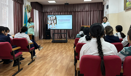 мектепте қыздар арасында ерте жыныстық қарым-қатынастың алдын алу мақсатында жүргізілген жұмыс