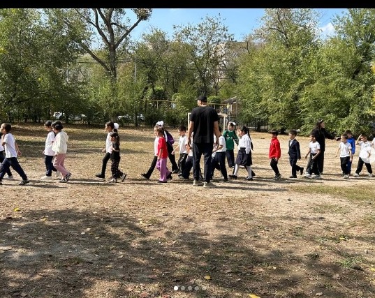 «Жер сілкінісі қаупі орын алған жағдайдағы әрекеттер» тақырыбында интерактивті сабақтар