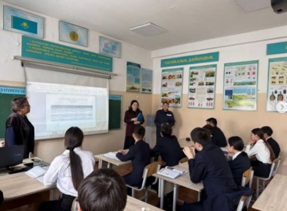 “Кәмелеттік жасқа толмағандар арасындағы қылмыстық құқық бұзушылықтың алдын алу” тақырыбында дәріс оқыды.